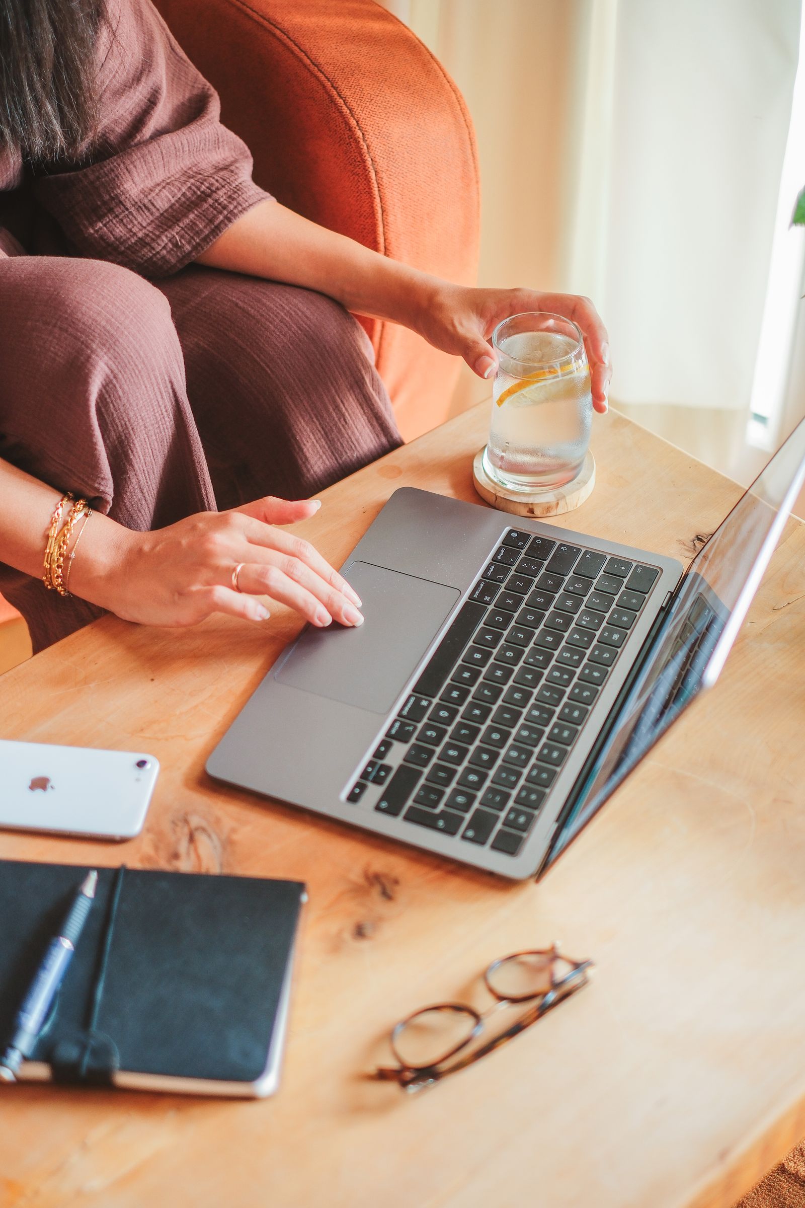 Digital marketing dashboard and analytics on a laptop